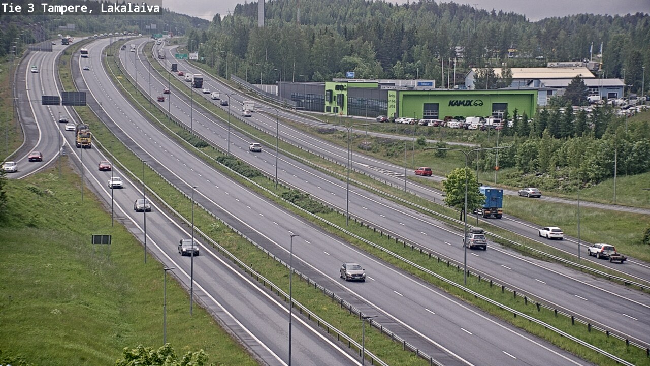 Weather Camera Image Road 3 Tampere, Lakalaiva, Tampere, Pirkanmaa