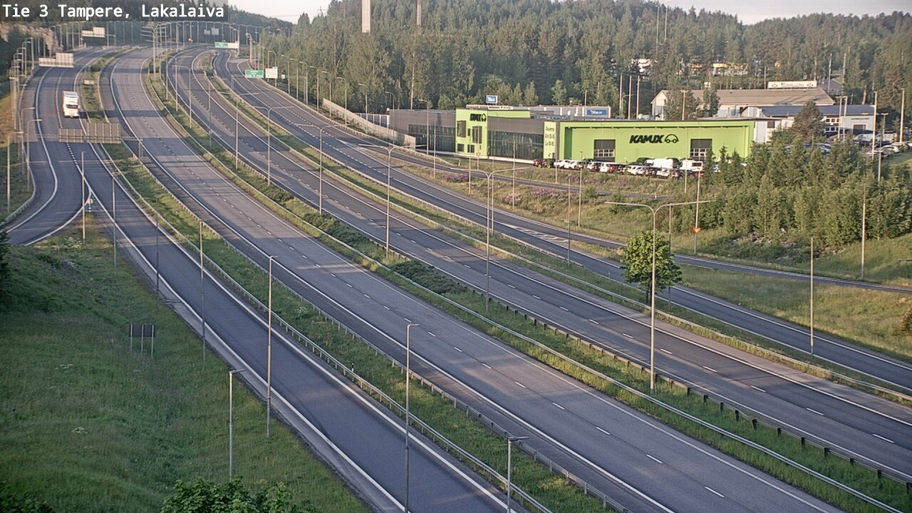 Weather Camera Image Väg 3 Tammerfors, Lakalaiva, Tampere, Pirkanmaa