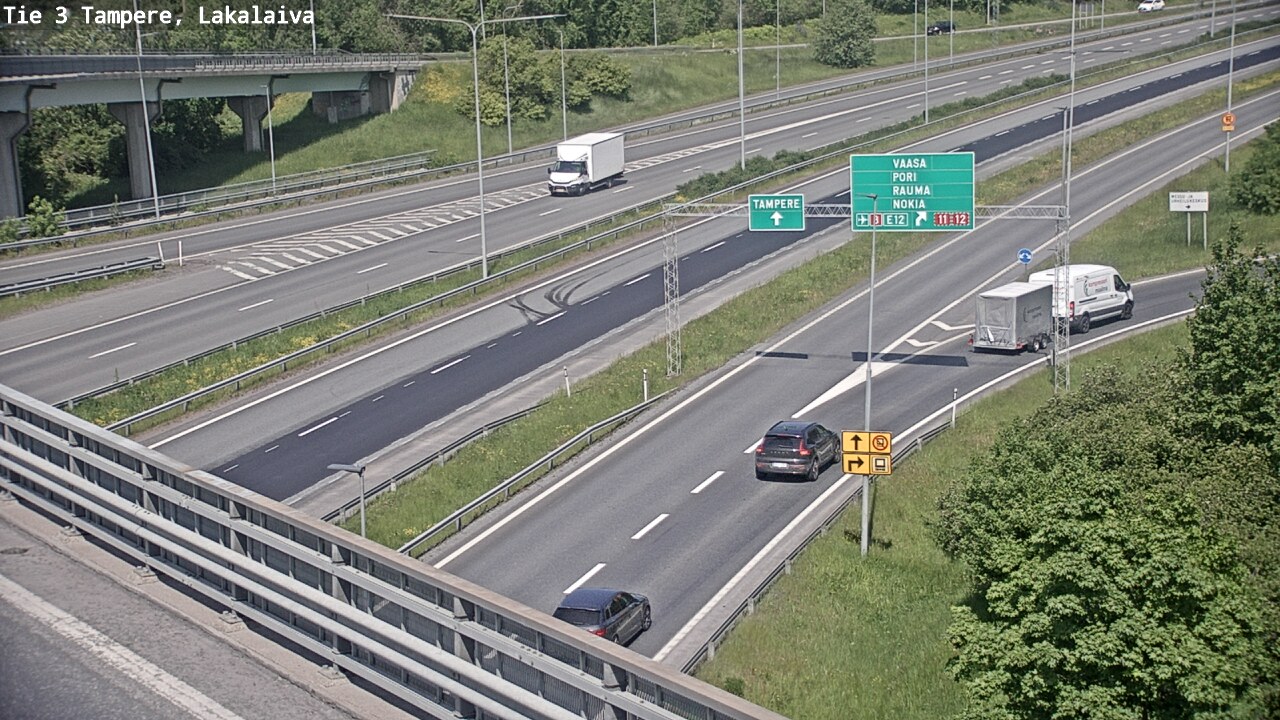 Kelikamerat Kuva Tie 3 Tampere, Lakalaiva, Tampere, Pirkanmaa