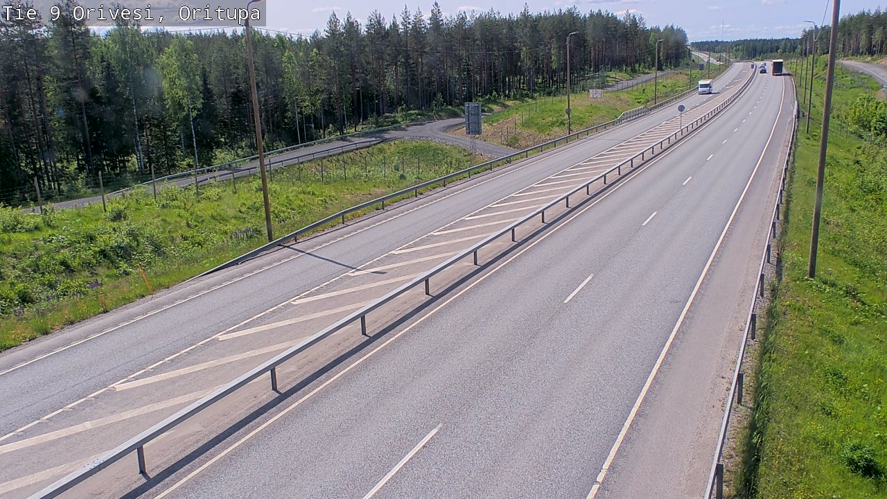 Weather Camera Image Väg 9 Orivesi, Oritupa, Orivesi, Pirkanmaa