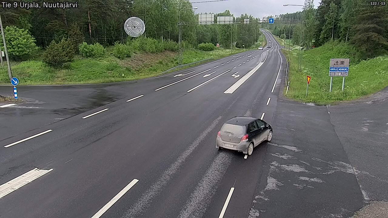 Weather Camera Image Road 9 Urjala, Nuutajärvi, Urjala, Pirkanmaa