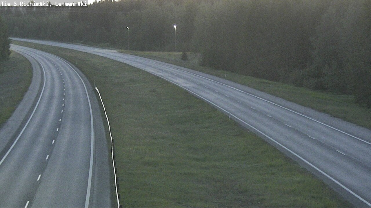 Weather Camera Image Väg 3 Riihimäki, Lemmenmäki, Riihimäki, Kanta-Häme