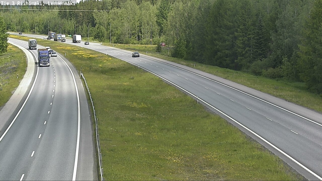 Weather Camera Image Road 3 Riihimäki, Lemmenmäki, Riihimäki, Kanta-Häme