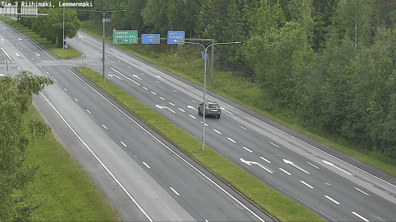 Weather Camera Image Väg 3 Riihimäki, Lemmenmäki, Riihimäki, Kanta-Häme