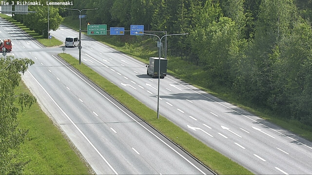 Weather Camera Image Road 3 Riihimäki, Lemmenmäki, Riihimäki, Kanta-Häme