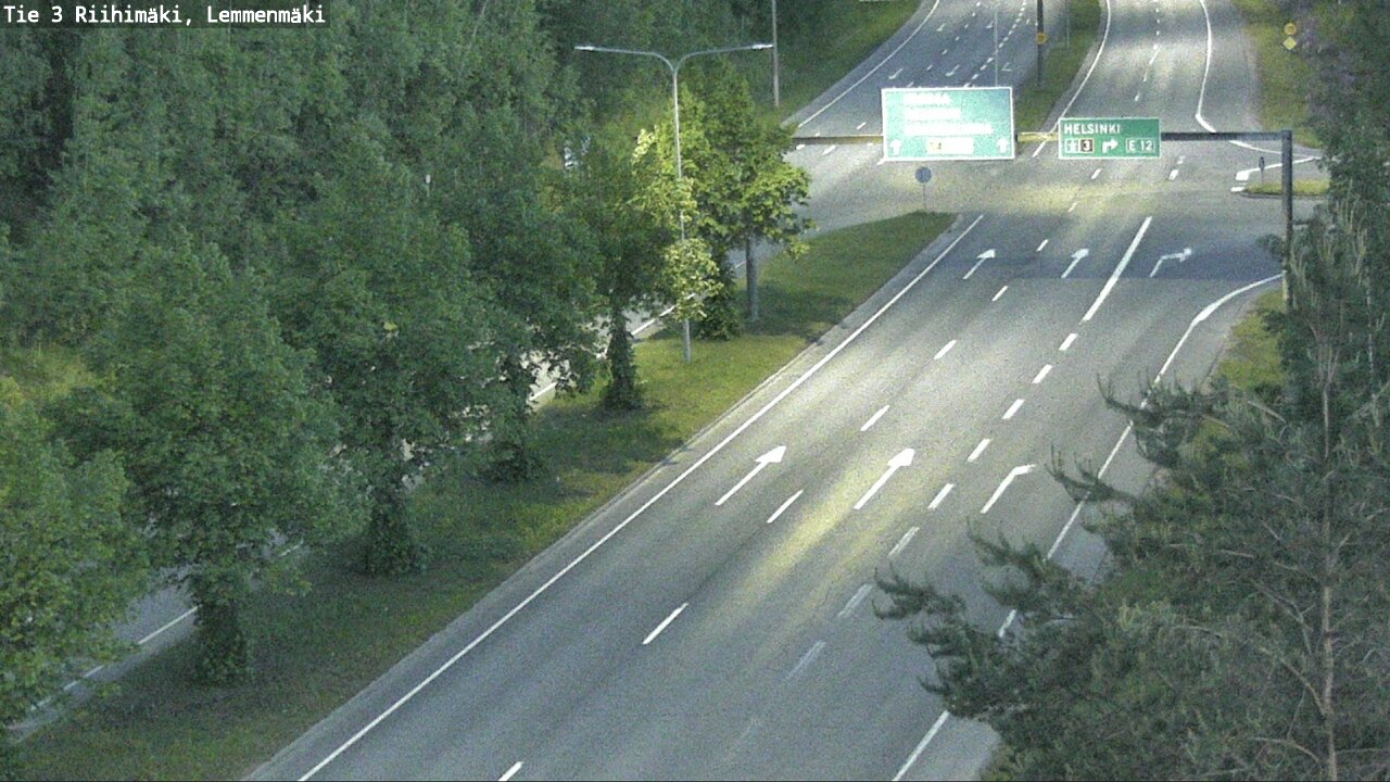 Weather Camera Image Väg 3 Riihimäki, Lemmenmäki, Riihimäki, Kanta-Häme