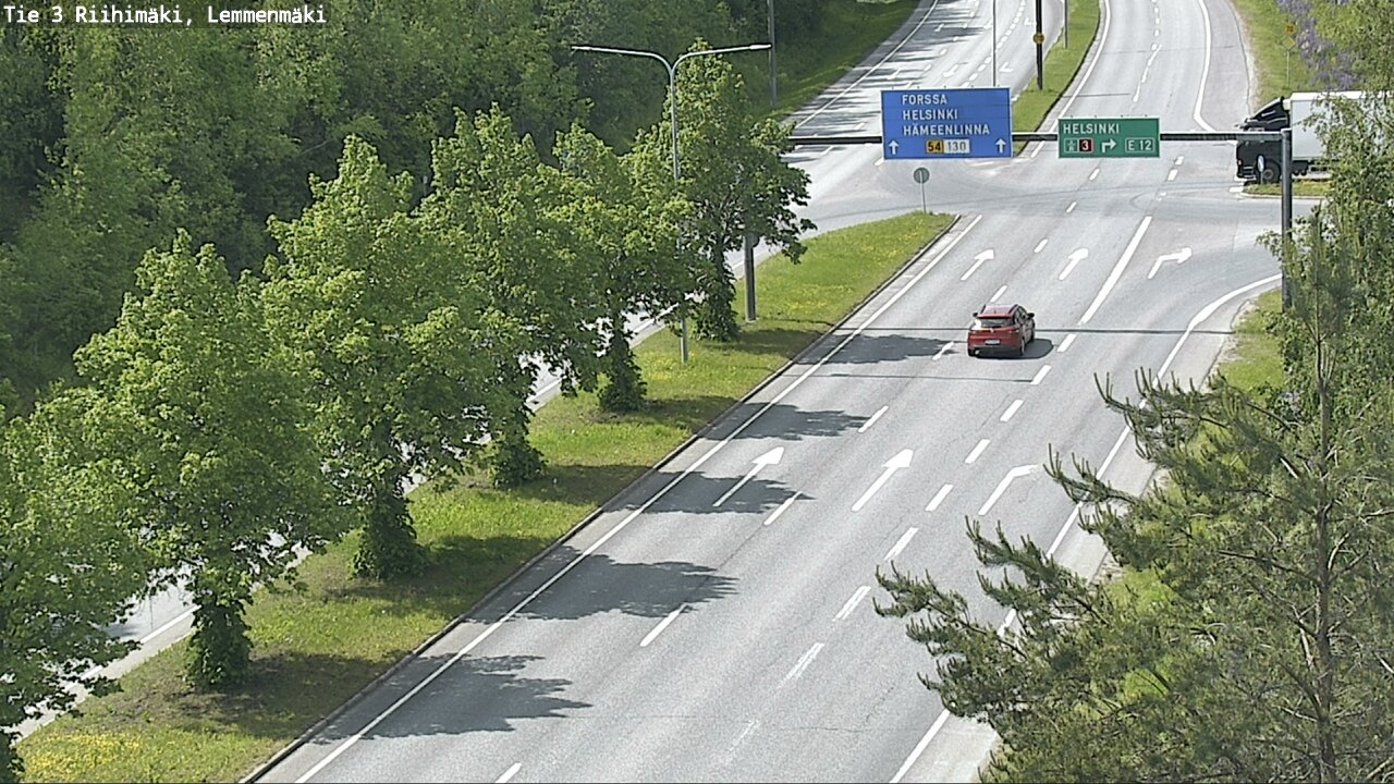 Weather Camera Image Road 3 Riihimäki, Lemmenmäki, Riihimäki, Kanta-Häme