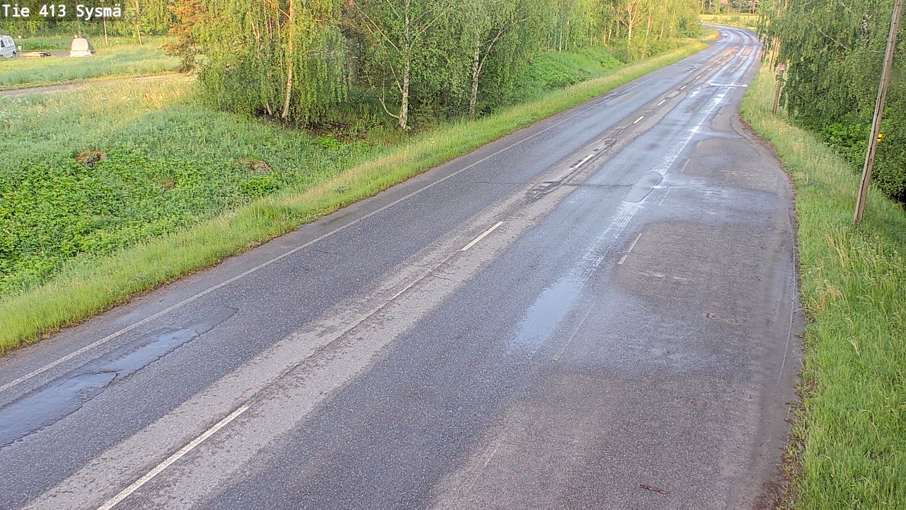 Weather Camera Image Road 413 Sysmä, Sysmä, Päijät-Häme