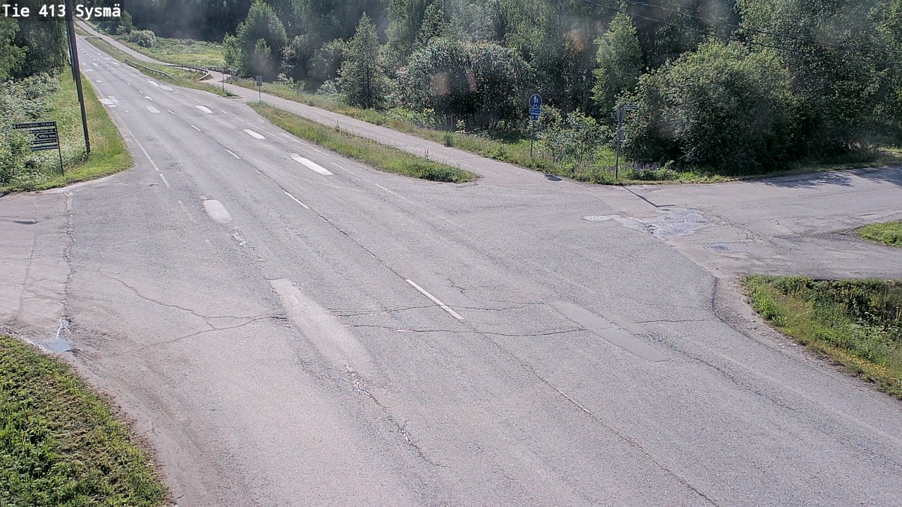 Weather Camera Image Road 413 Sysmä, Sysmä, Päijät-Häme