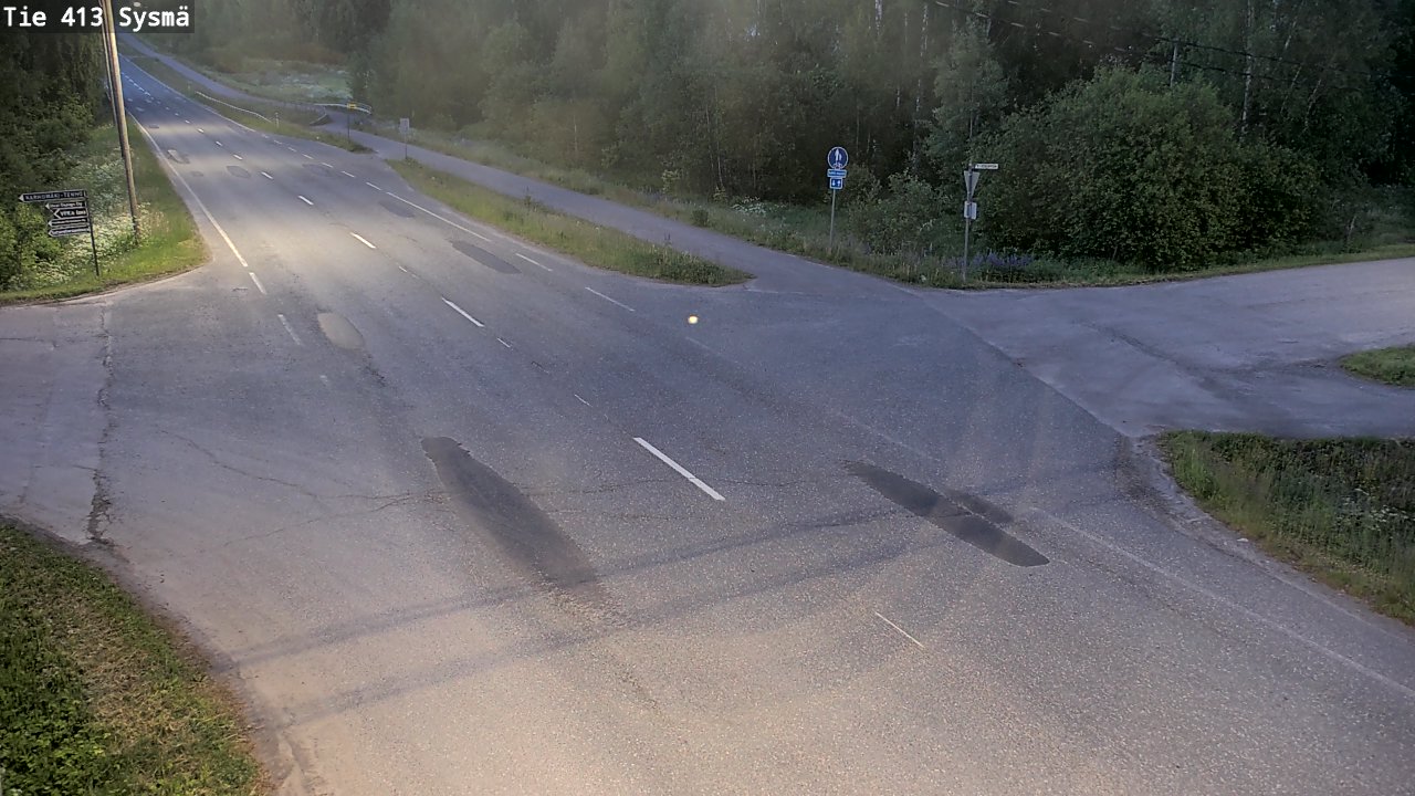Weather Camera Image Road 413 Sysmä, Sysmä, Päijät-Häme
