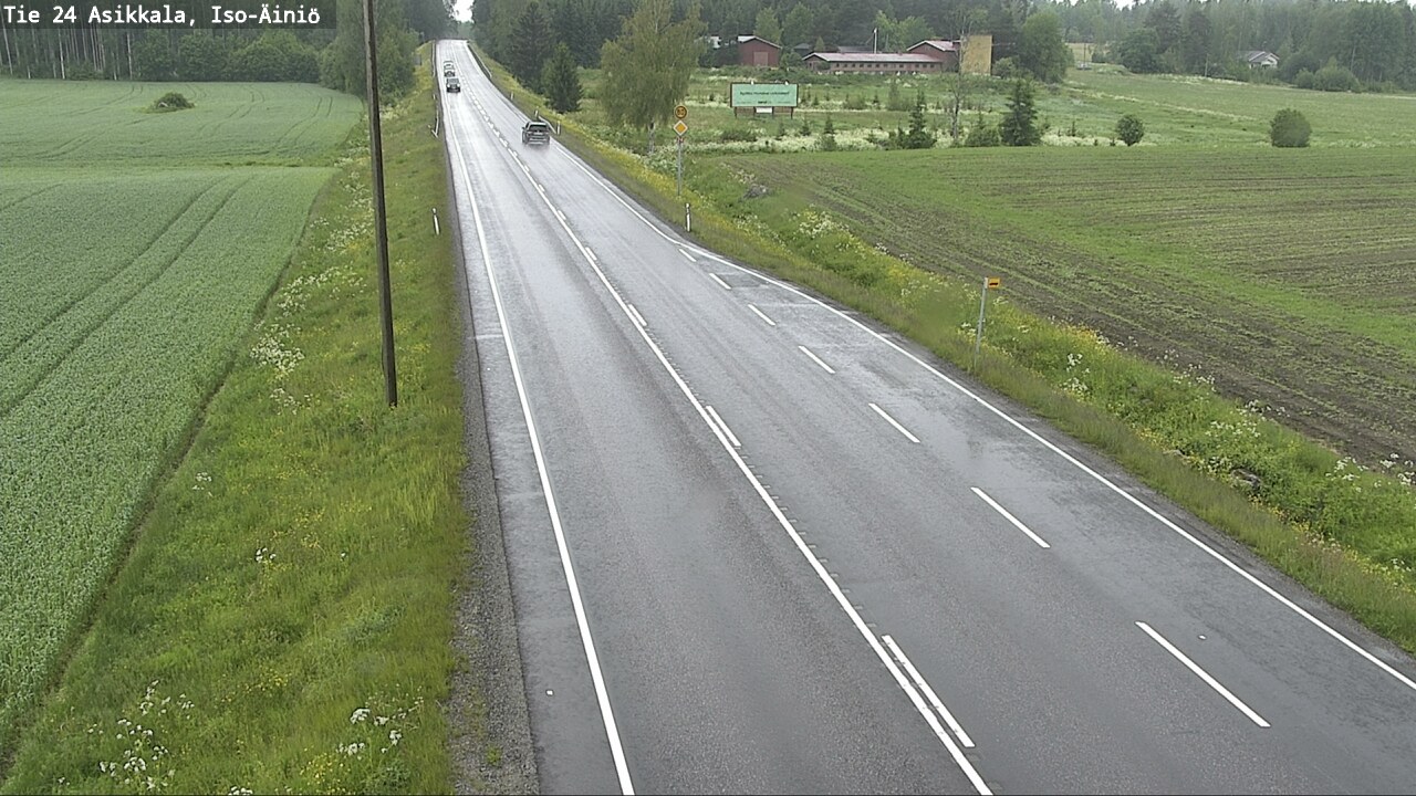 Weather Camera Image Road 24 Asikkala, Iso-Äiniö, Asikkala, Päijät-Häme