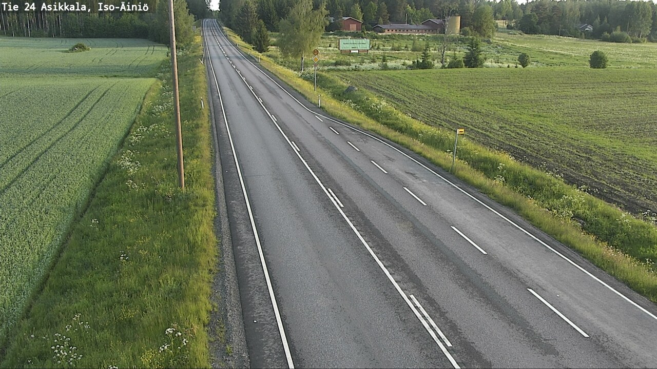 Weather Camera Image Väg 24 Asikkala, Iso-Äiniö, Asikkala, Päijät-Häme
