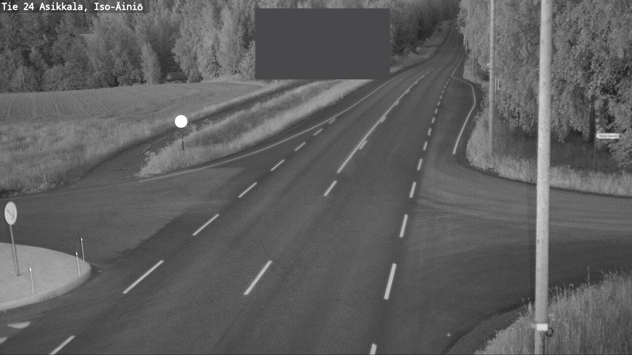 Weather Camera Image Road 24 Asikkala, Iso-Äiniö, Asikkala, Päijät-Häme