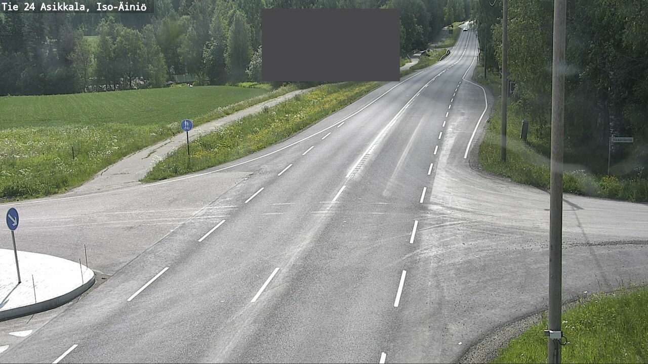 Weather Camera Image Road 24 Asikkala, Iso-Äiniö, Asikkala, Päijät-Häme