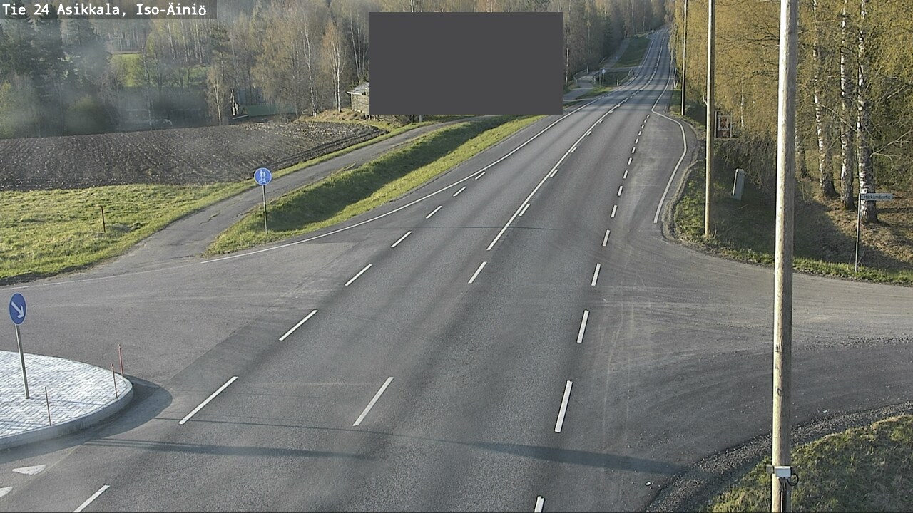 Weather Camera Image Väg 24 Asikkala, Iso-Äiniö, Asikkala, Päijät-Häme