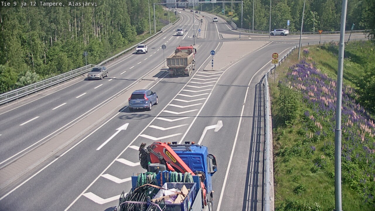 Weather Camera Image Road 12 Tampere, Alasjärvi, Tampere, Pirkanmaa
