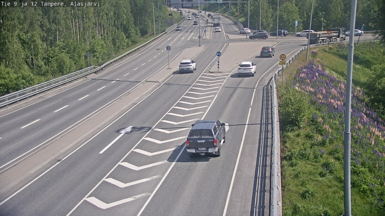 Weather Camera Image Väg 12 Tammerfors, Alasjärvi, Tampere, Pirkanmaa