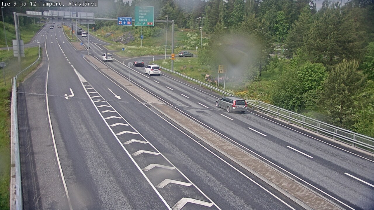 Weather Camera Image Road 12 Tampere, Alasjärvi, Tampere, Pirkanmaa