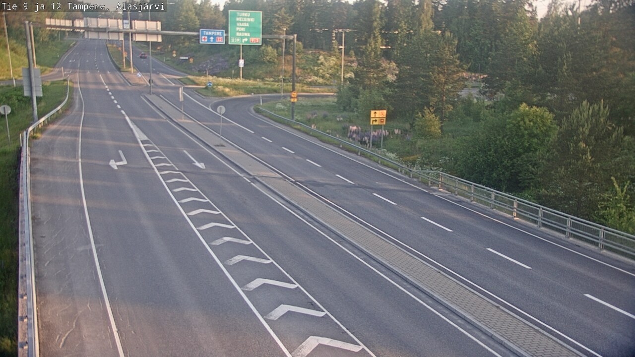 Weather Camera Image Road 12 Tampere, Alasjärvi, Tampere, Pirkanmaa