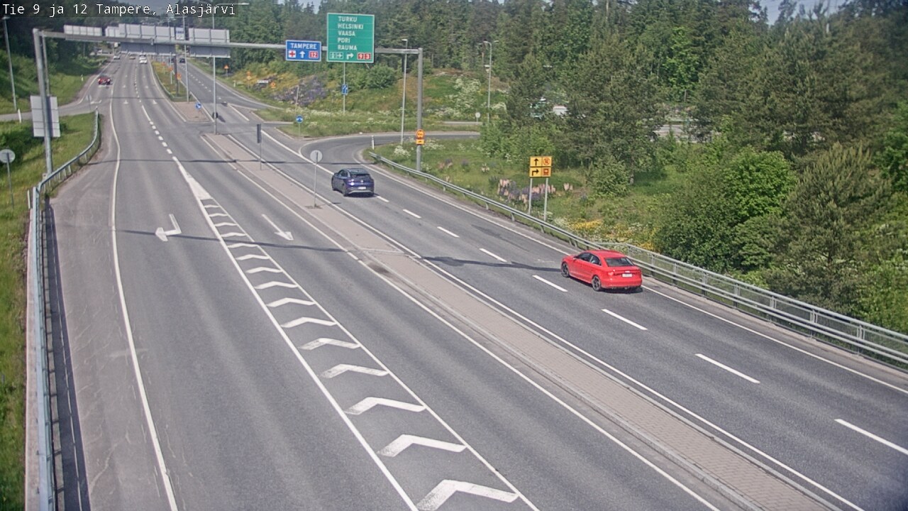 Weather Camera Image Väg 12 Tammerfors, Alasjärvi, Tampere, Pirkanmaa