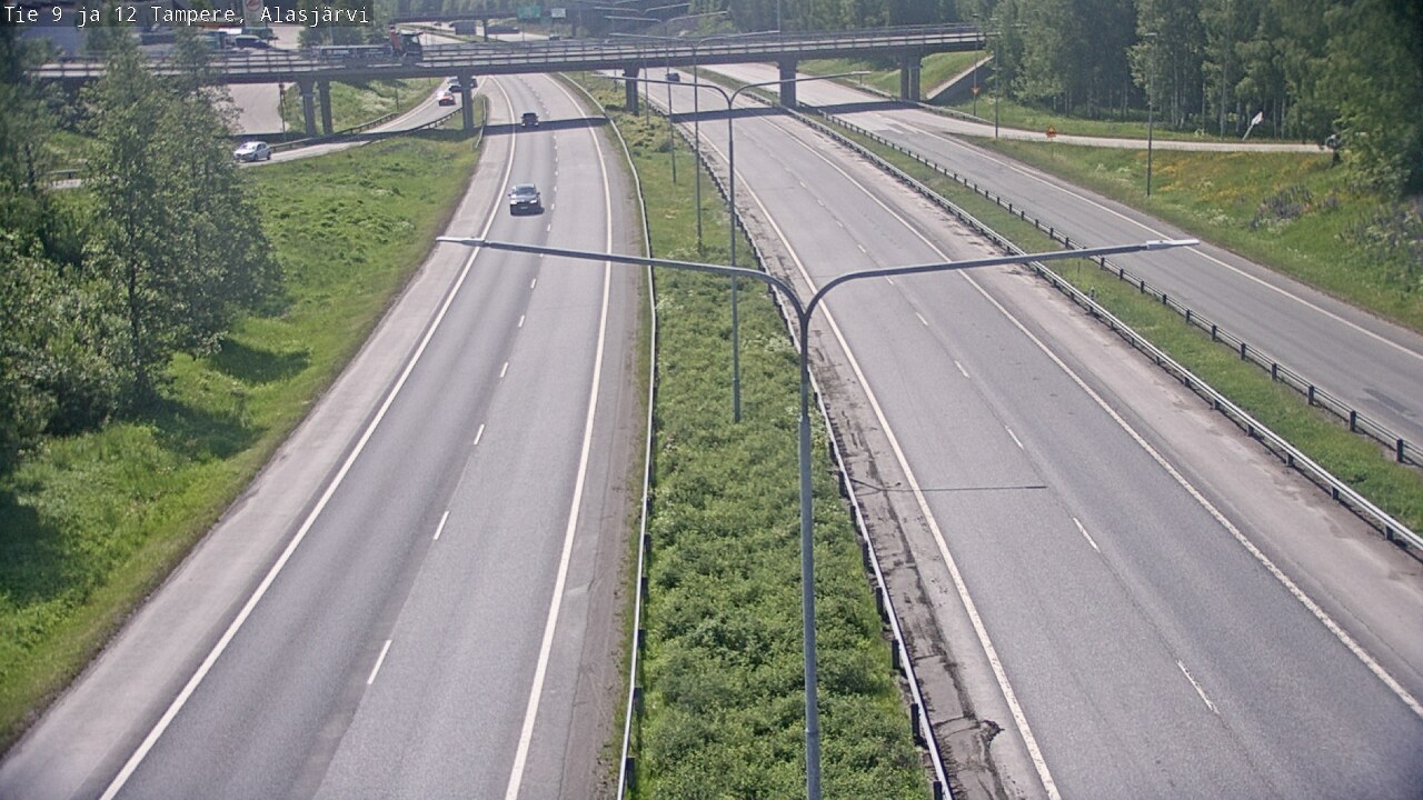 Weather Camera Image Väg 12 Tammerfors, Alasjärvi, Tampere, Pirkanmaa