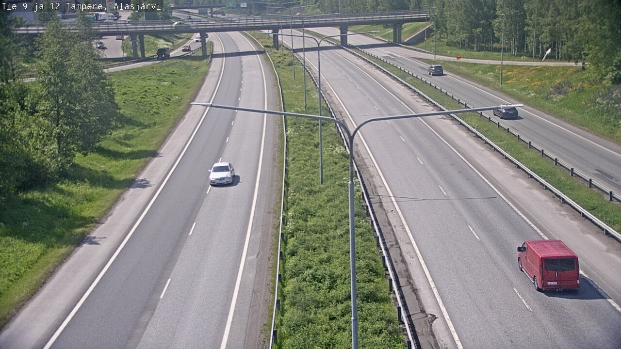Weather Camera Image Väg 12 Tammerfors, Alasjärvi, Tampere, Pirkanmaa