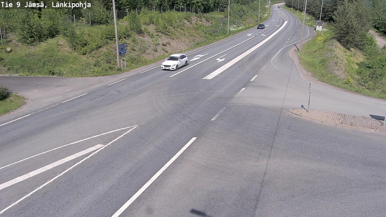 Weather Camera Image Väg 9 Jämsä, Länkipohja, Jämsä, Keski-Suomi