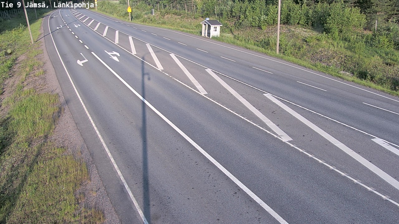 Weather Camera Image Road 9 Jämsä, Länkipohja, Jämsä, Keski-Suomi