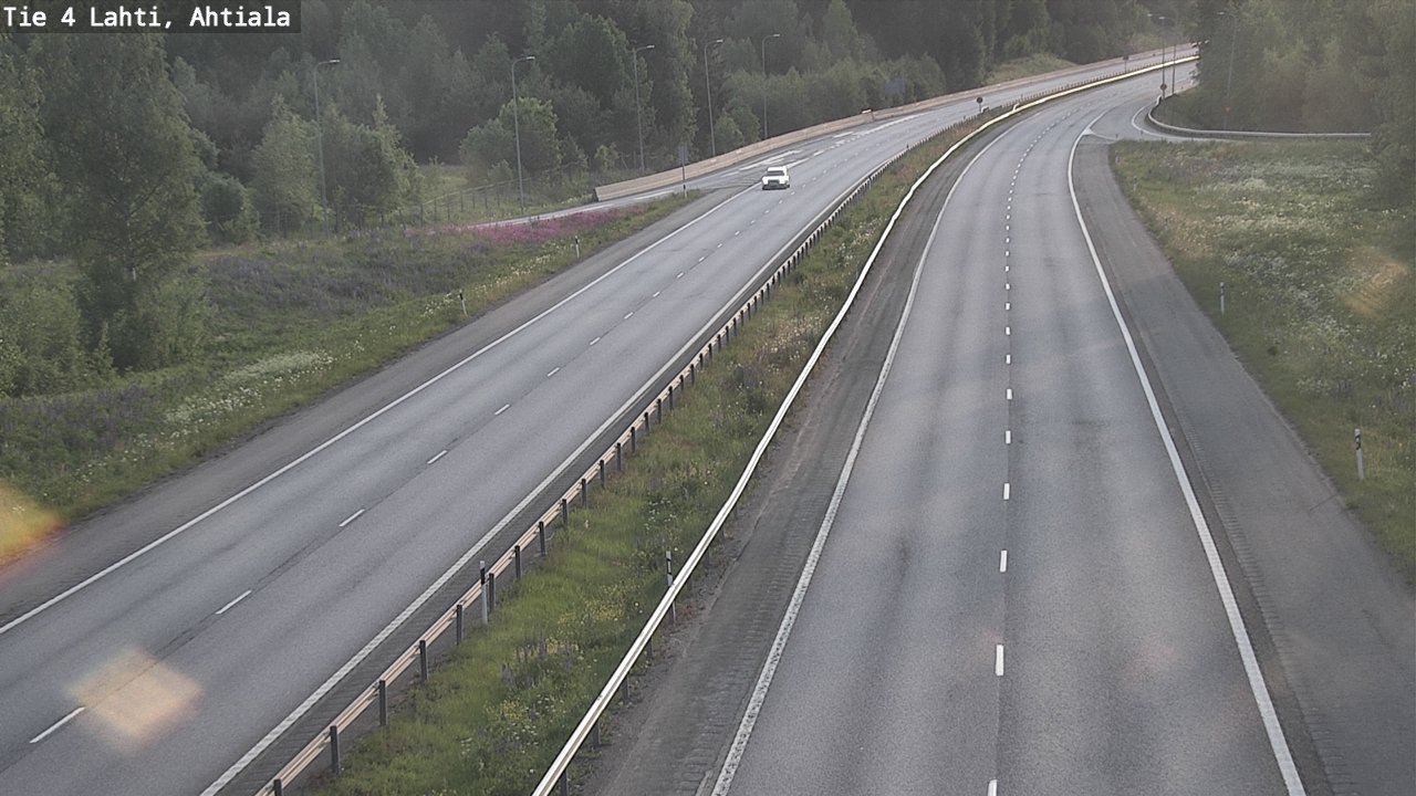 Weather Camera Image Road 4 Lahti, Ahtiala, Lahti, Päijät-Häme