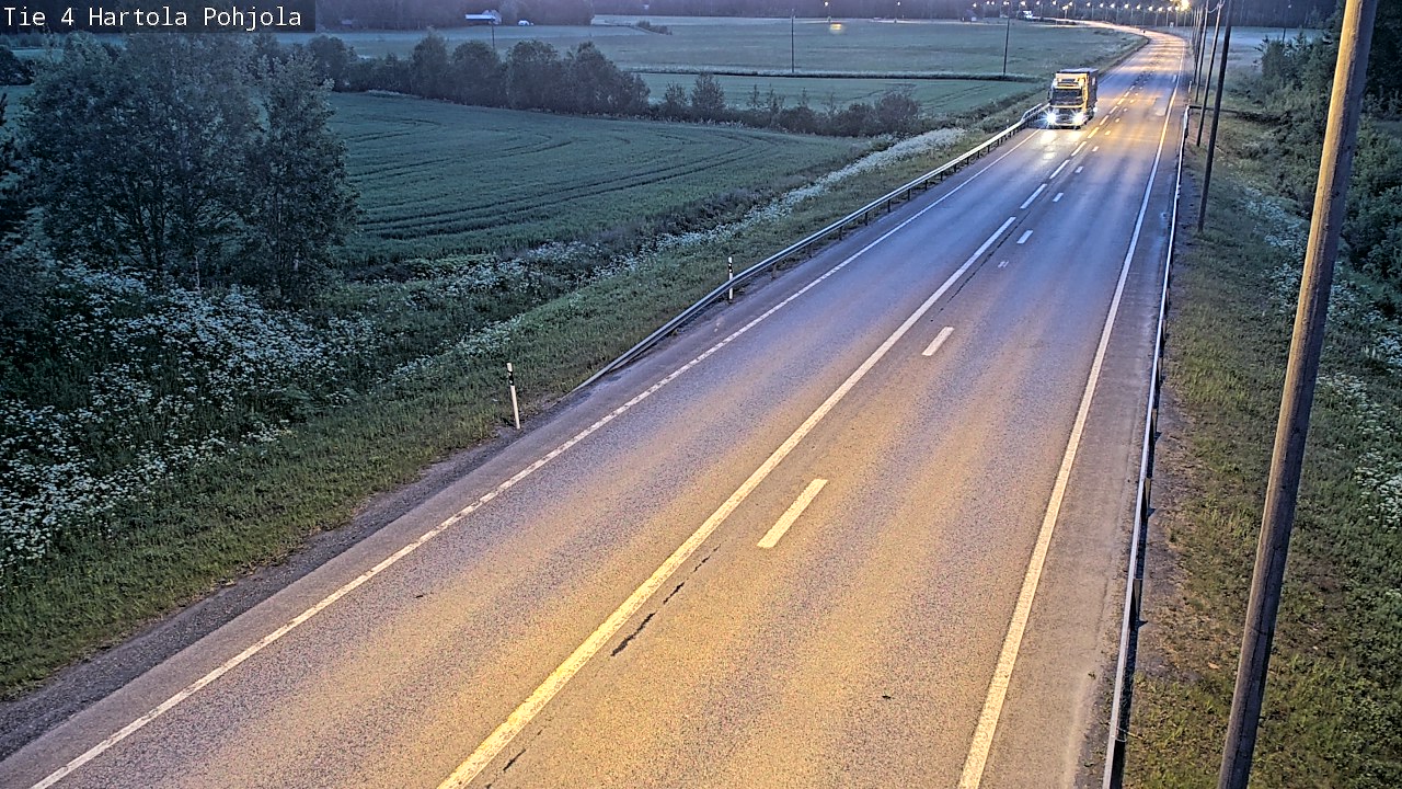Weather Camera Image Road 4 Hartola, Pohjola, Hartola, Päijät-Häme