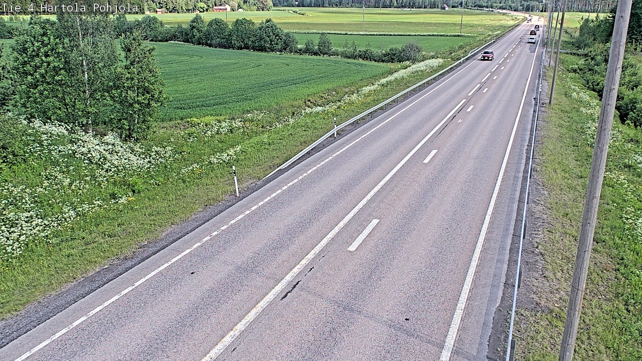 Weather Camera Image Road 4 Hartola, Pohjola, Hartola, Päijät-Häme