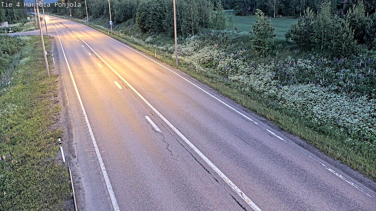 Weather Camera Image Väg 4 Hartola, Pohjola, Hartola, Päijät-Häme