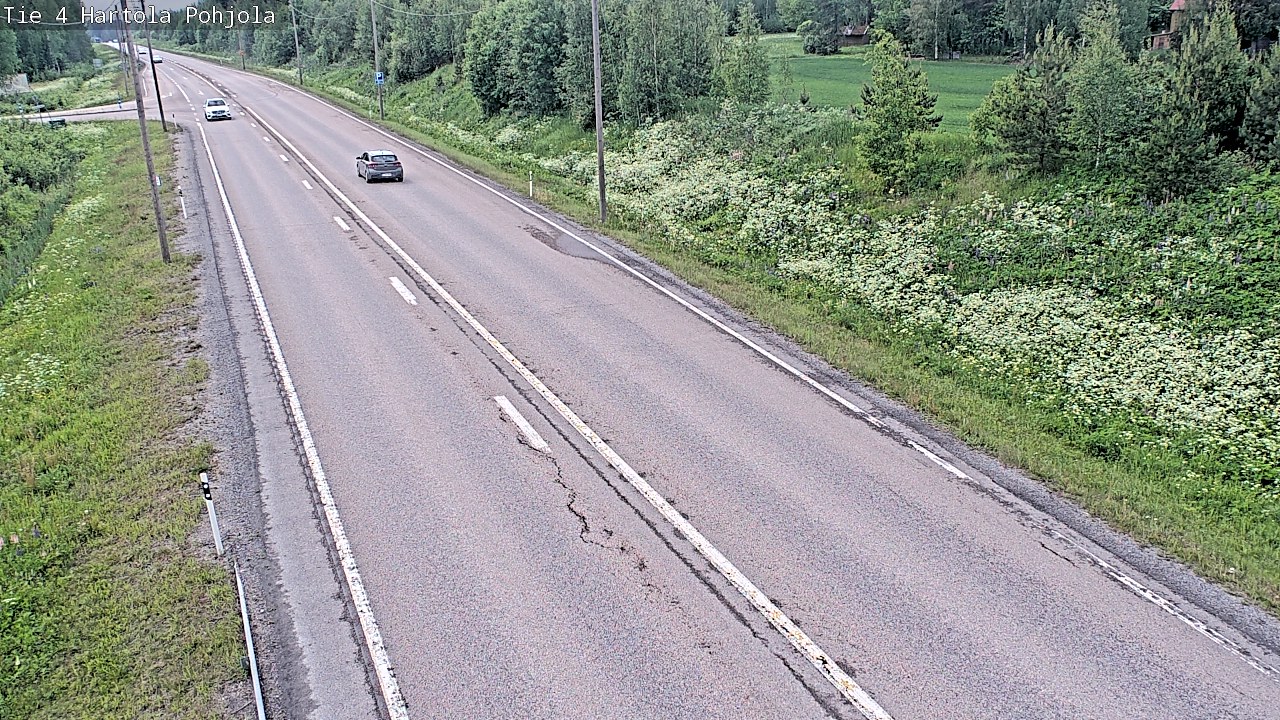 Weather Camera Image Väg 4 Hartola, Pohjola, Hartola, Päijät-Häme
