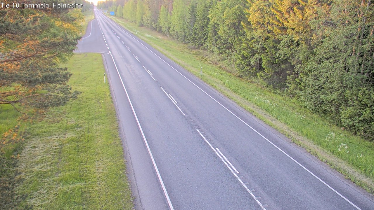 Weather Camera Image Road 10 Tammela, Heinivaho, Tammela, Kanta-Häme
