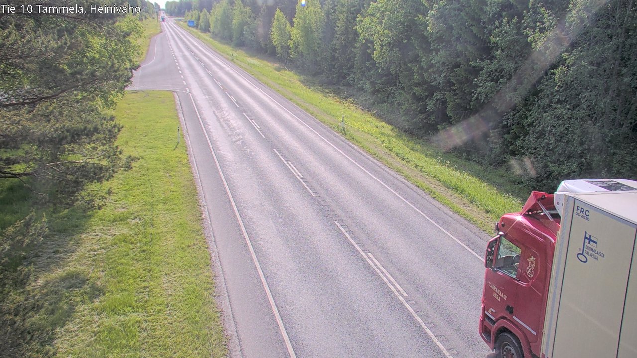 Weather Camera Image Väg 10 Tammela, Heinivaho, Tammela, Kanta-Häme