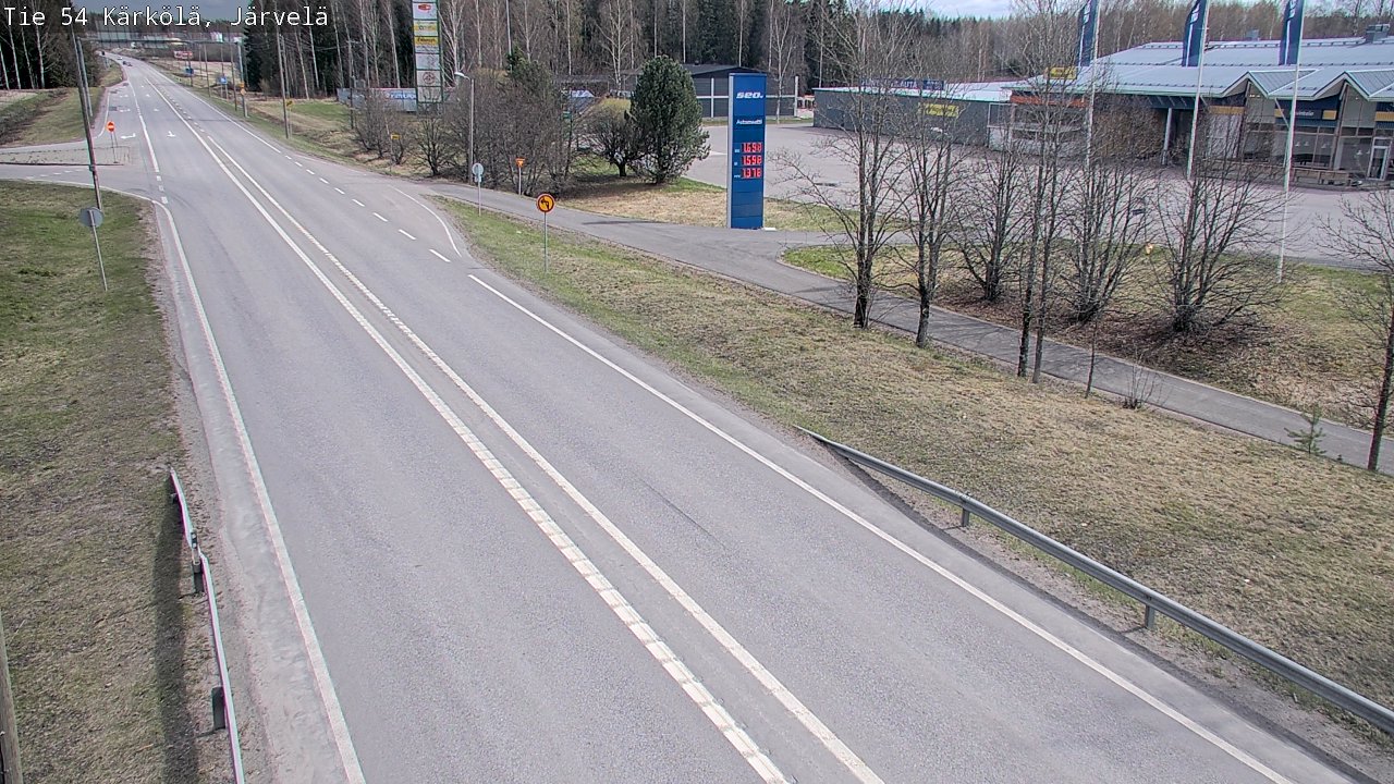 Weather Camera Image Road 54 Kärkölä, Järvelä, Kärkölä, Päijät-Häme