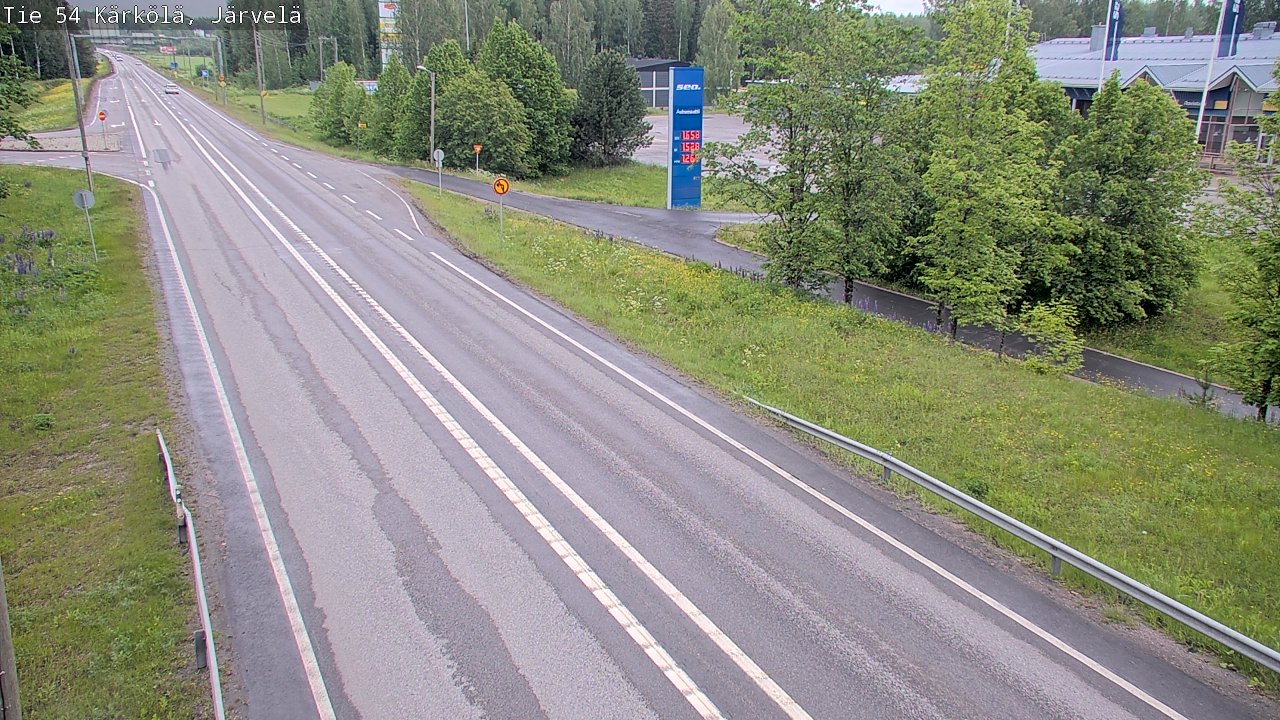 Weather Camera Image Väg 54 Kärkölä, Järvelä, Kärkölä, Päijät-Häme