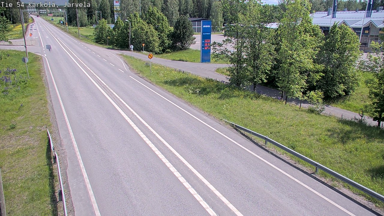 Weather Camera Image Road 54 Kärkölä, Järvelä, Kärkölä, Päijät-Häme