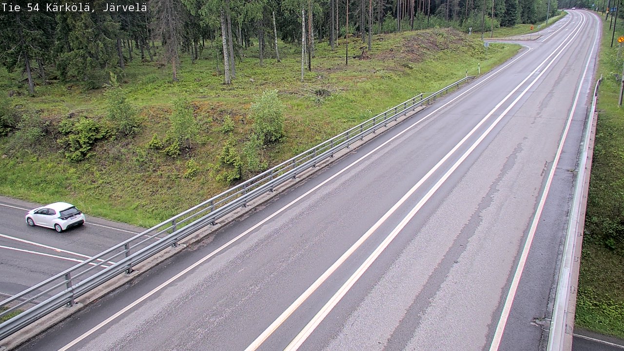 Weather Camera Image Väg 54 Kärkölä, Järvelä, Kärkölä, Päijät-Häme