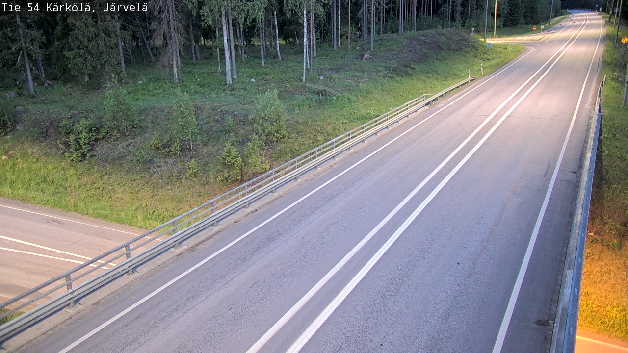 Weather Camera Image Road 54 Kärkölä, Järvelä, Kärkölä, Päijät-Häme