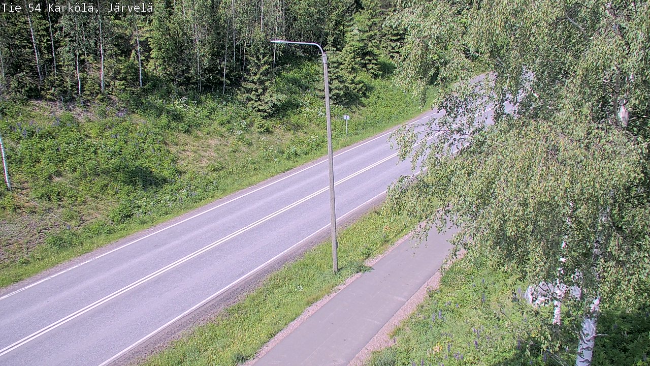 Weather Camera Image Road 54 Kärkölä, Järvelä, Kärkölä, Päijät-Häme
