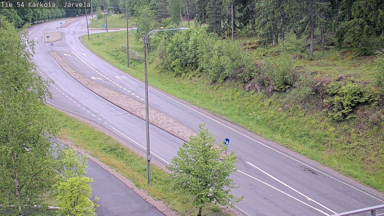 Weather Camera Image Väg 54 Kärkölä, Järvelä, Kärkölä, Päijät-Häme