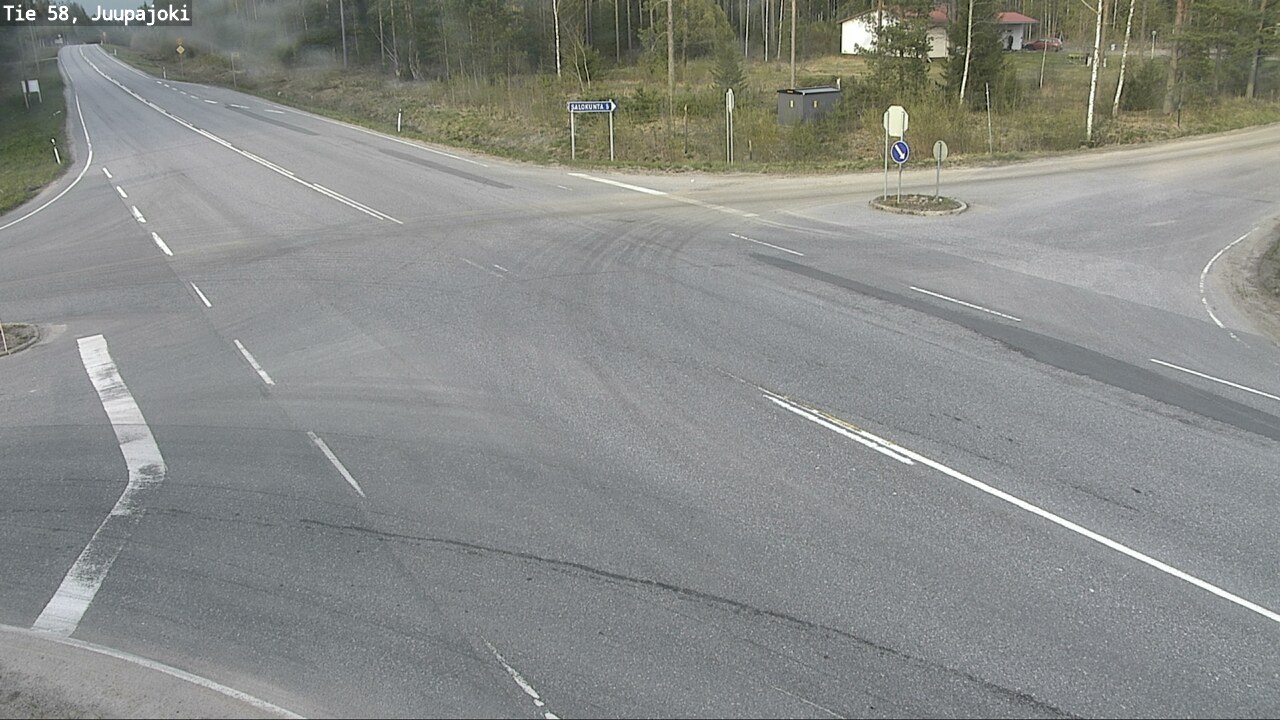 Weather Camera Image Väg 58 Juupajoki, Juupajoki, Pirkanmaa