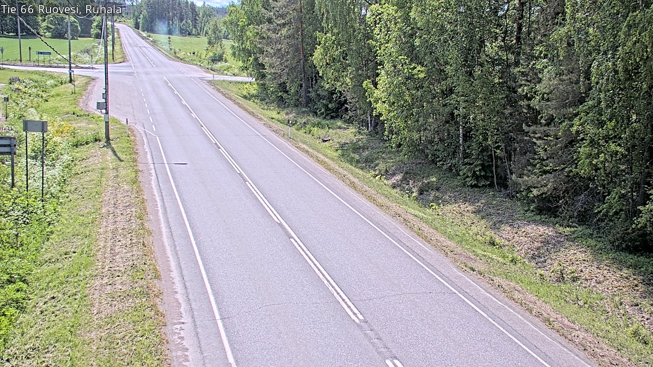 Weather Camera Image Väg 66 Ruovesi, Ruhala, Ruovesi, Pirkanmaa