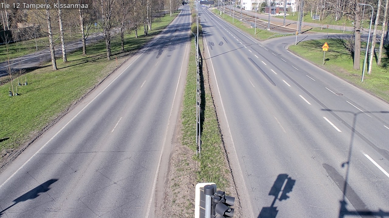 Weather Camera Image Väg 12 Tammerfors, Kissanmaa, Tampere, Pirkanmaa