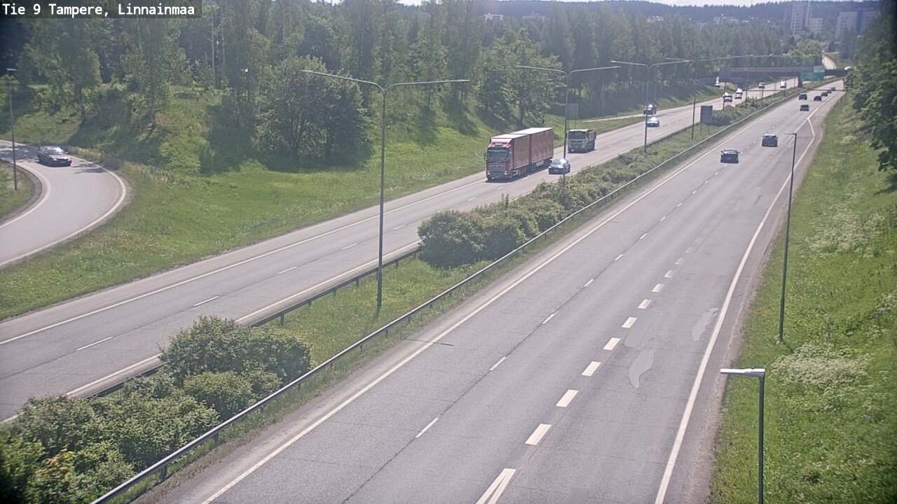 Weather Camera Image Väg 9 Tammerfors, Linnainmaa, Tampere, Pirkanmaa