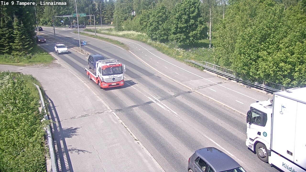 Weather Camera Image Väg 9 Tammerfors, Linnainmaa, Tampere, Pirkanmaa