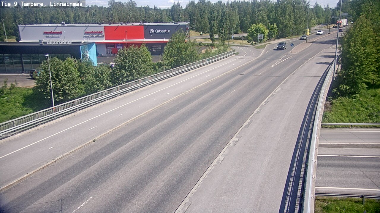 Weather Camera Image Väg 9 Tammerfors, Linnainmaa, Tampere, Pirkanmaa