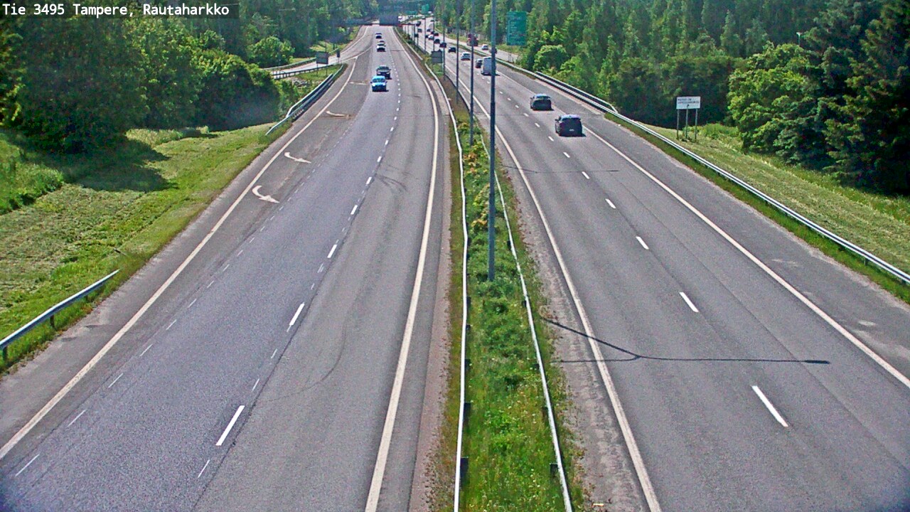 Weather Camera Image Road 3495 Tampere, Rautaharkko, Tampere, Pirkanmaa