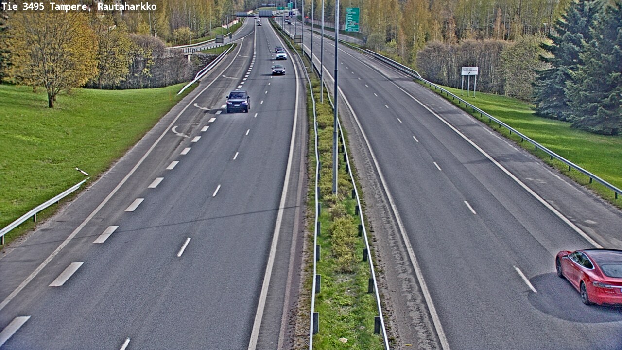Weather Camera Image Road 3495 Tampere, Rautaharkko, Tampere, Pirkanmaa